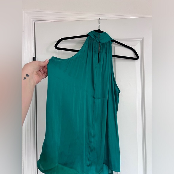 Torrid Satin Knot Front High Neck Tank - Picture 9 of 9